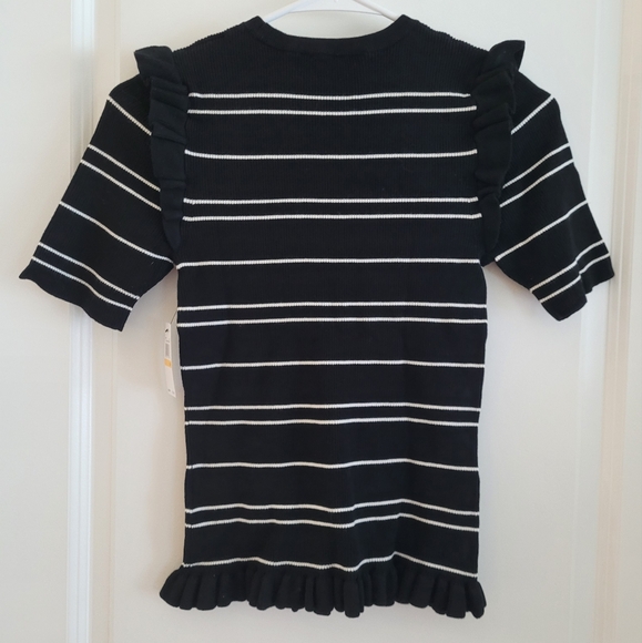 Laundry by Shelli Segal Black Blouse in size small NWT - Picture 3 of 9